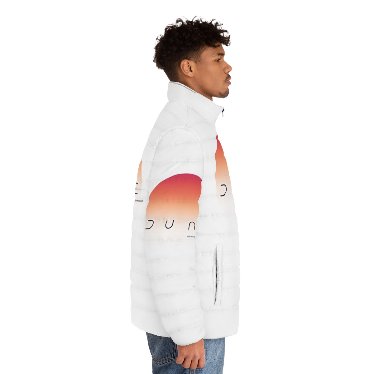 Dune Sun Puffer Jacket 2 - Iconic Sci-Fi Inspired Design for Dune Fans - men side right