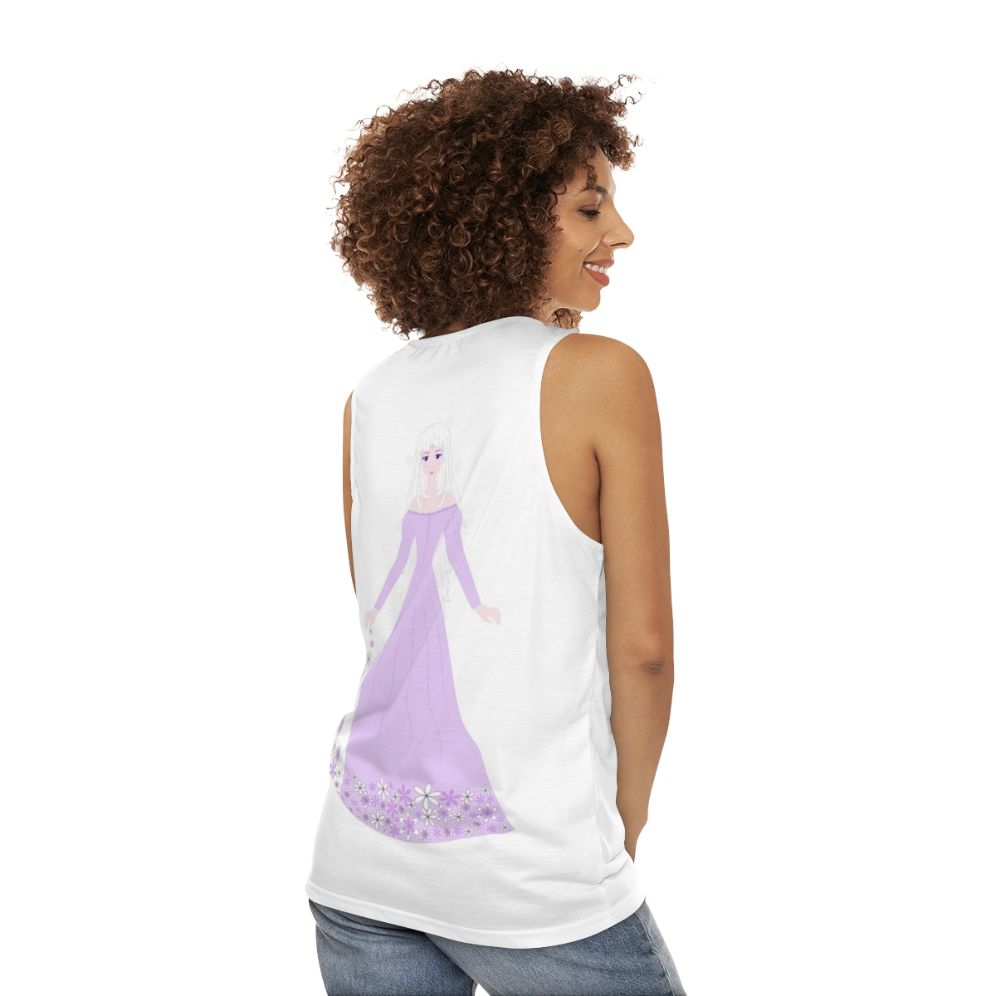 The Last Unicorn Lady Amalthea Unisex Fantasy Tank Top - women back