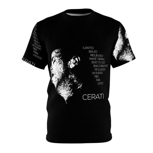 Tribute Gustavo Cerati T-shirt featuring Soda Stereo inspired artwork