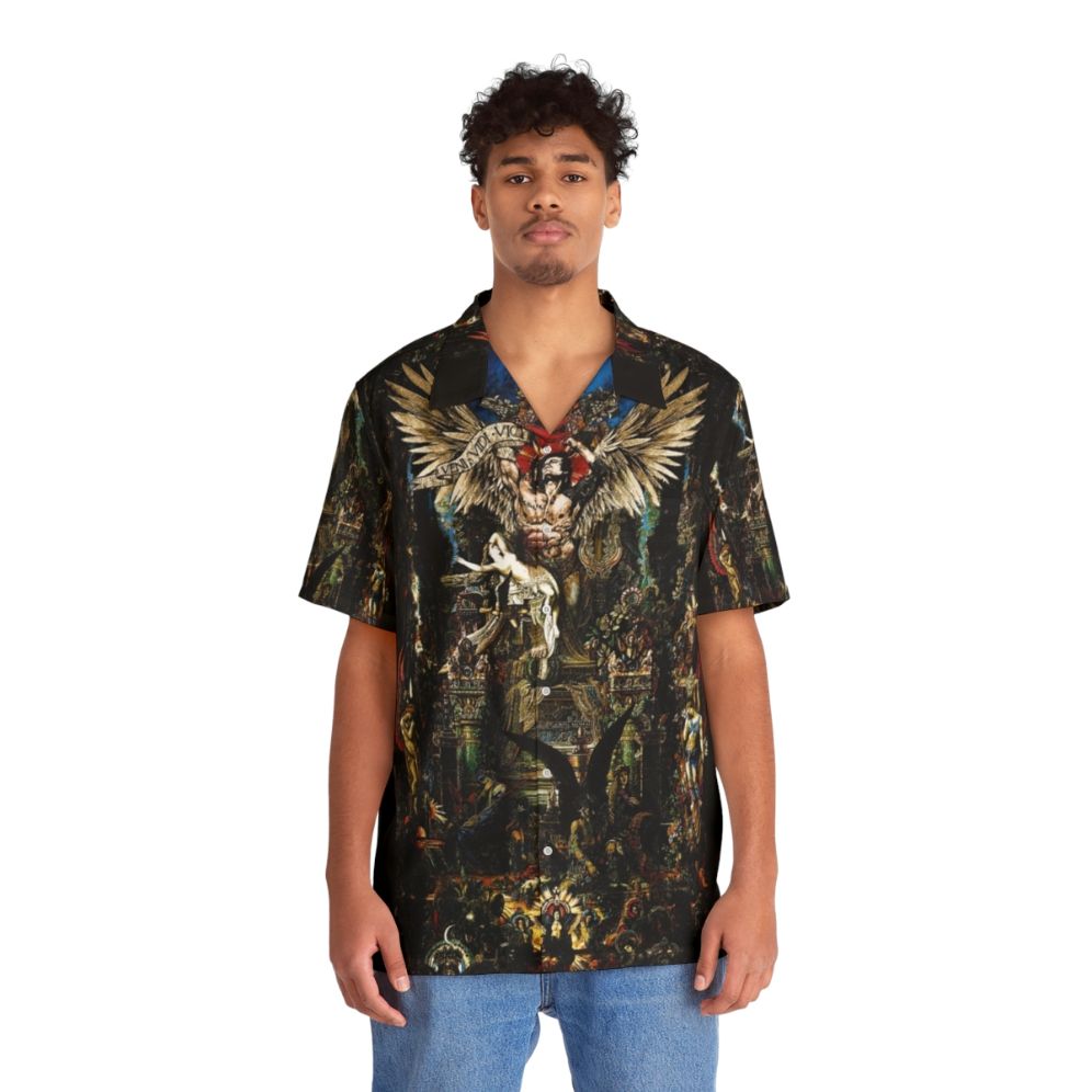 Zyzz Inspired Hawaiian Shirt - People Front