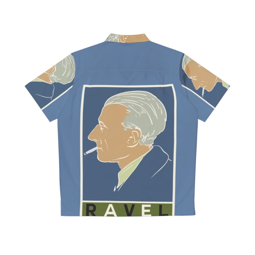 Maurice Ravel Inspired Classical Music Hawaiian Shirt - Back