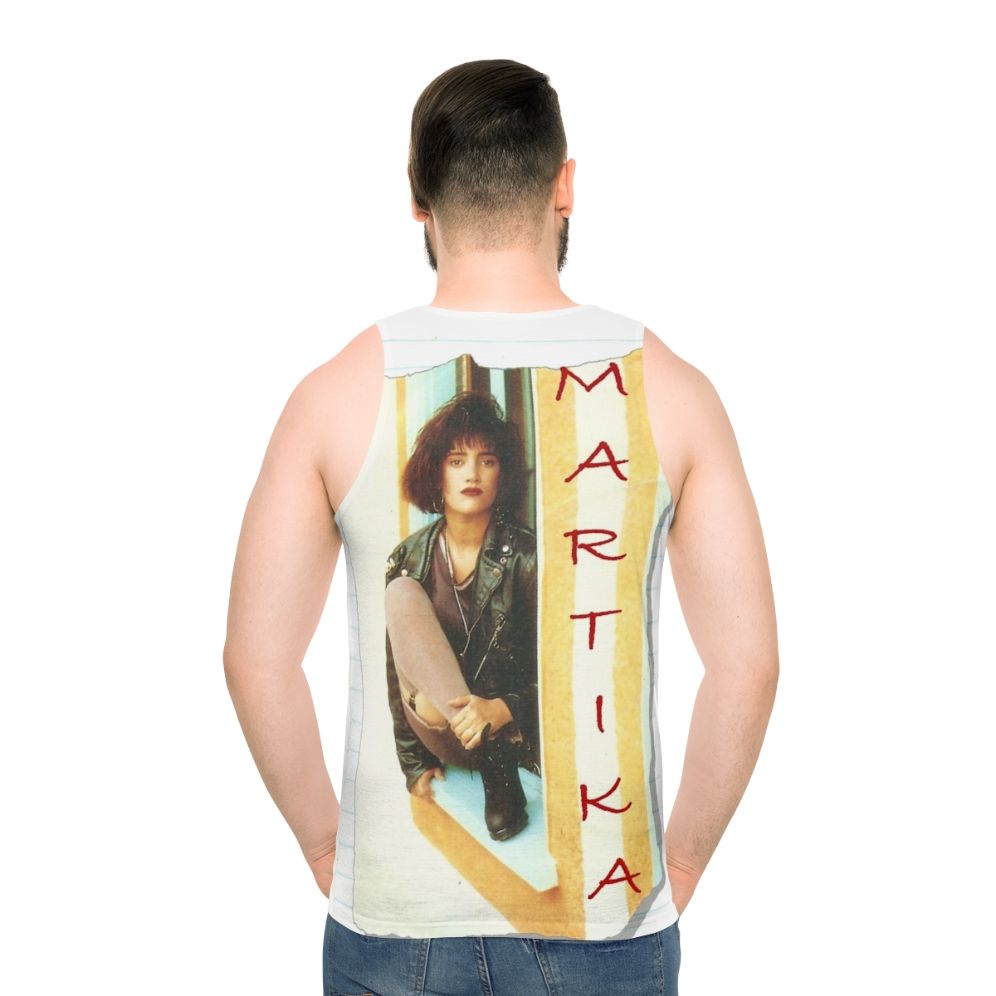 Martika 80s Pop Icon Unisex Tank Top - men back