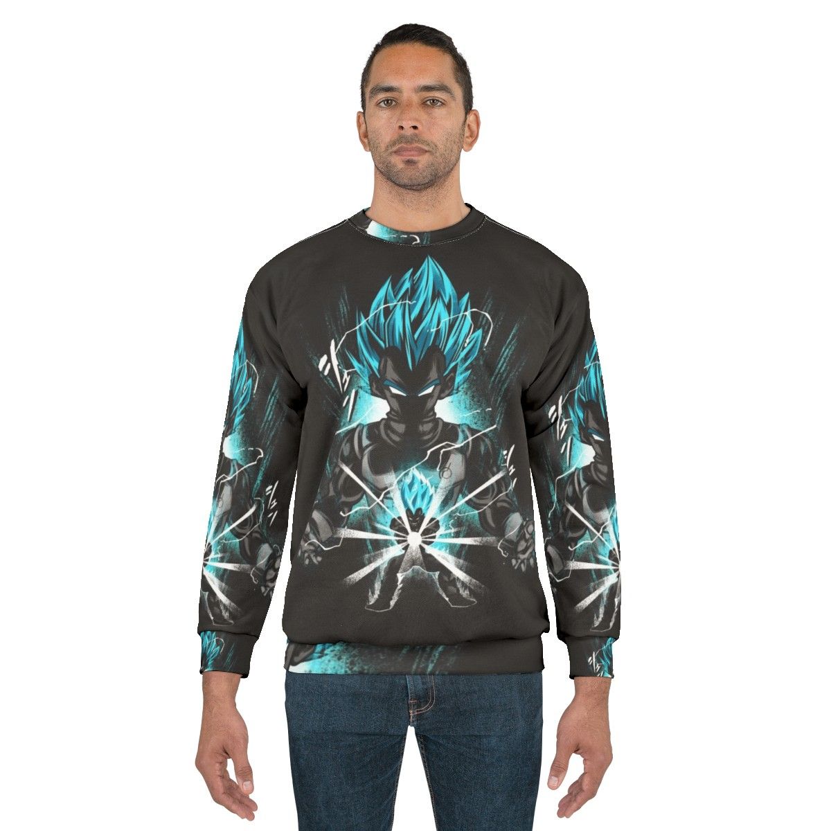 Prince Blue Superhero Anime Sweatshirt - men