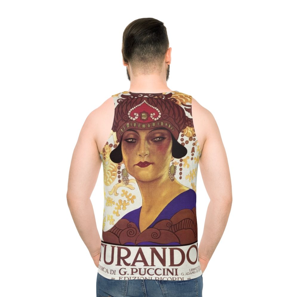 Vintage Unisex Opera Tank Top - men back