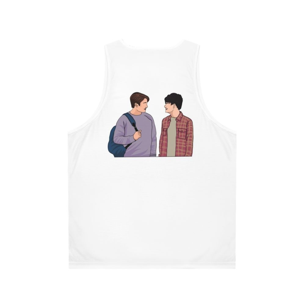 Heartstopper Nick and Charlie Unisex Tank Top - Back