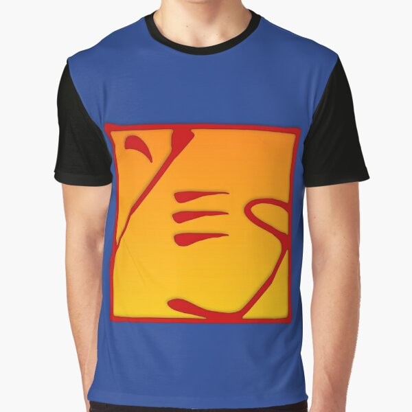 Graphic t-shirt featuring the logo of the prog rock band Yes and their album "The Ladder"