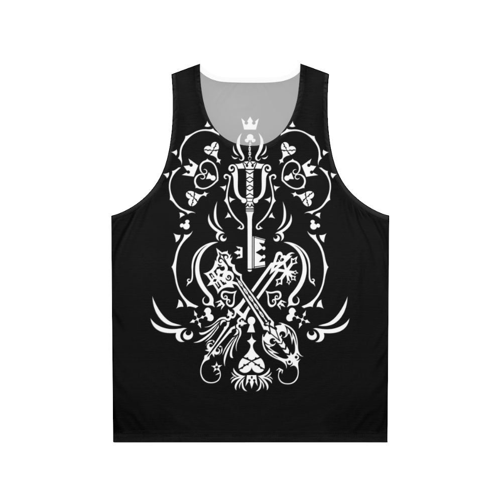 Kingdom Hearts Unisex Black Tank Top