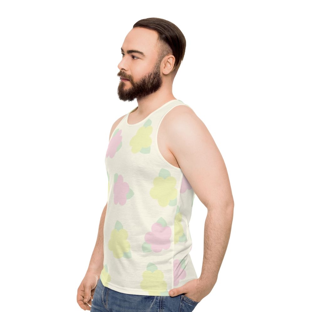 Alola Flowers Unisex Pokemon Sun and Moon Tank Top - men side