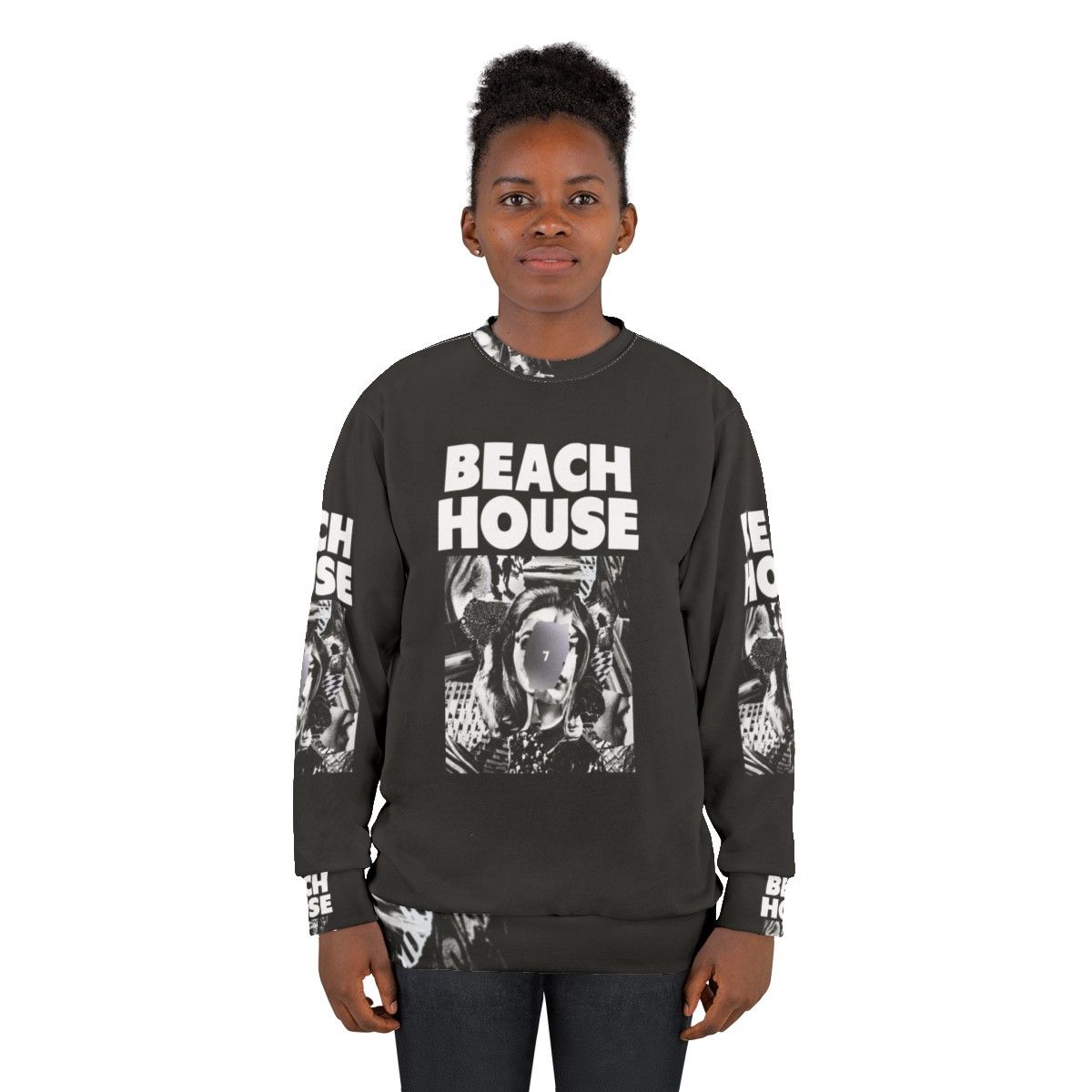 Coastal-inspired beach house sweatshirt - women