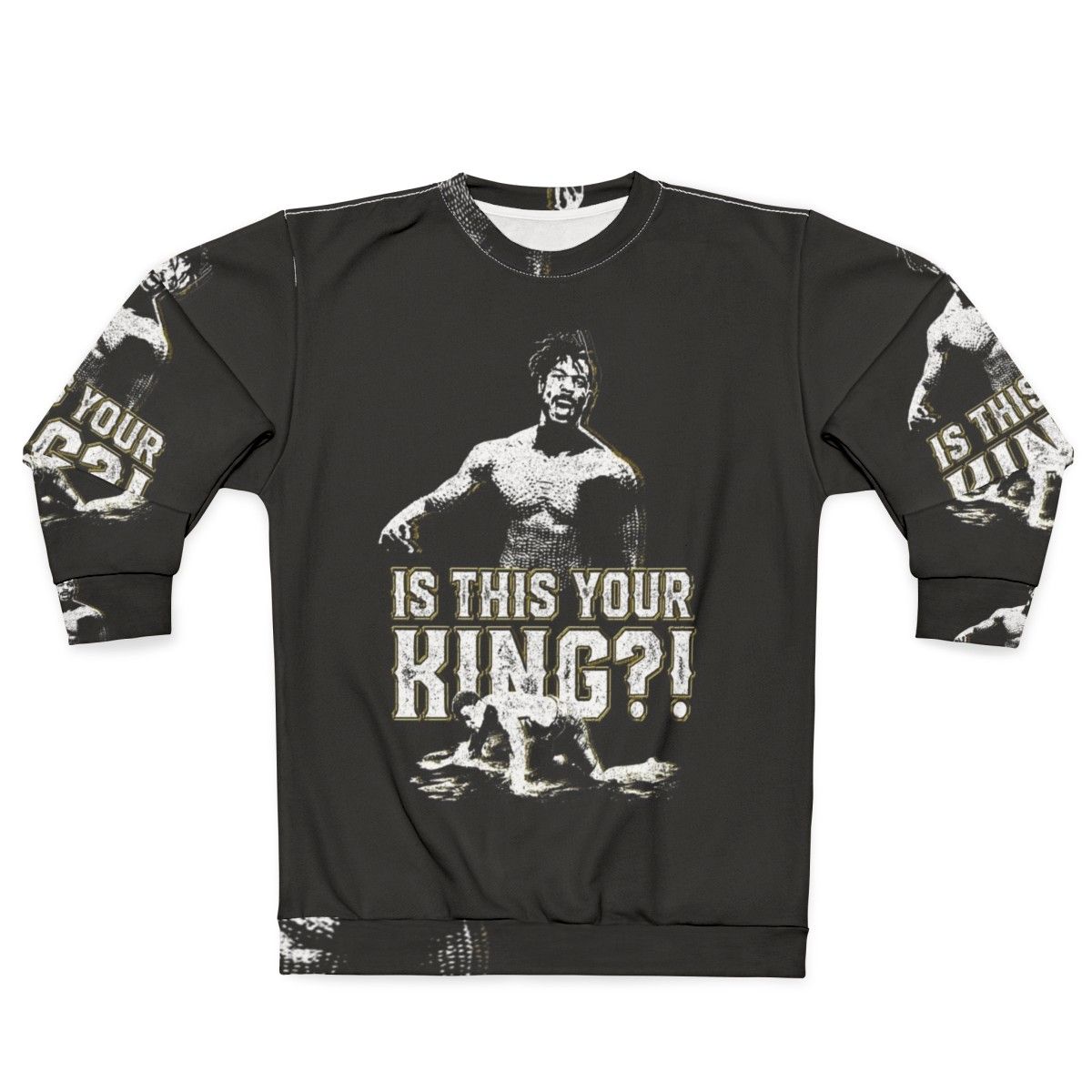 "Is This Your King?" - Comic Book Superhero Sweatshirt featuring Wakanda-inspired design