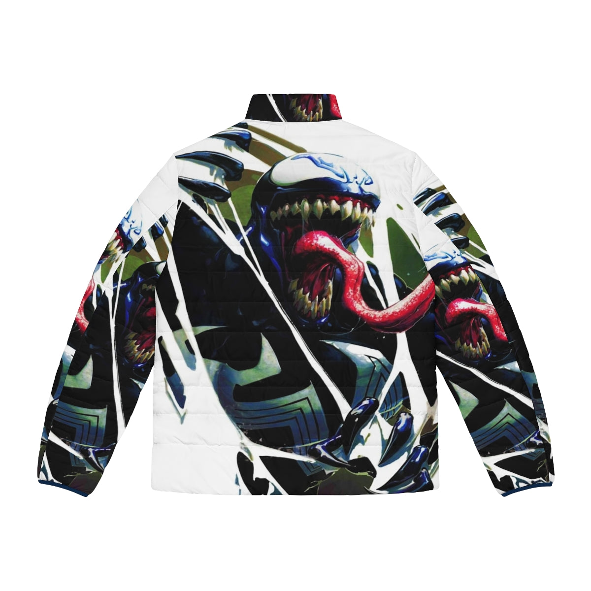 Puffer jacket with Venom and Carnage graphics - Back