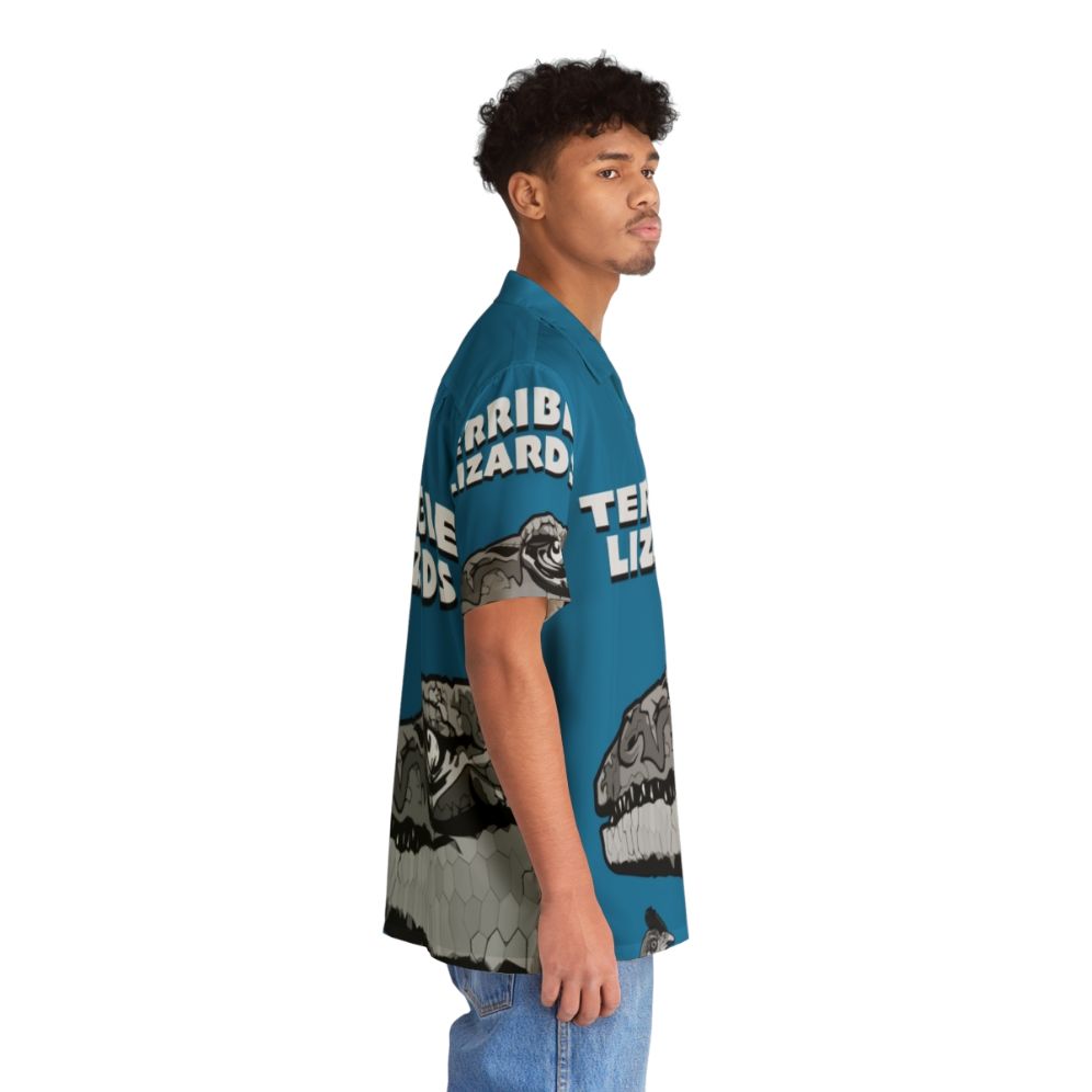 Terrible Lizards Dinosaur Hawaiian Shirt - People Pight