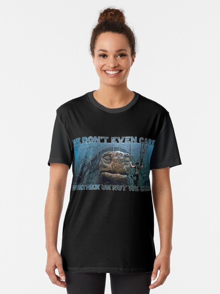 "Morla the Ancient One" from the 1980s fantasy film "The NeverEnding Story" graphic t-shirt design - Women