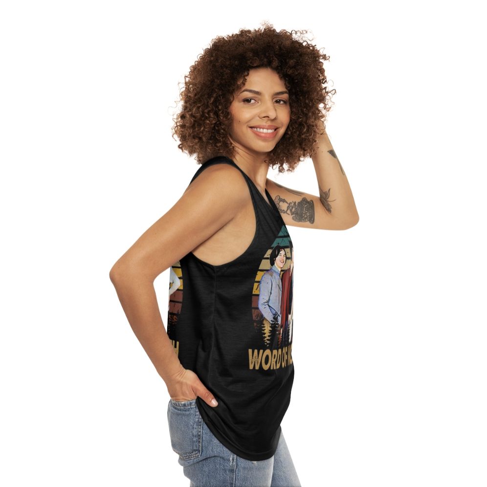 Vintage Rock Band The Kinks Unisex Tank Top - women side