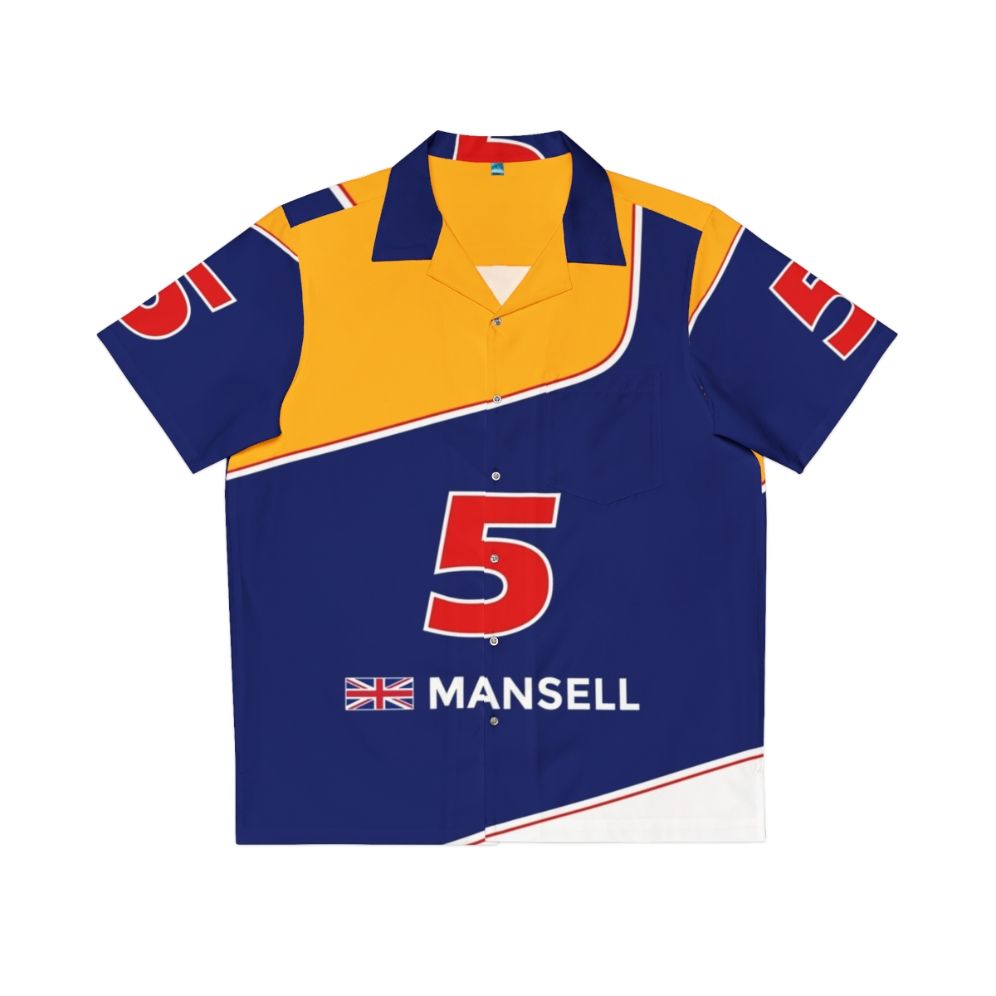 F1 Legends Nigel Mansell Hawaiian Shirt