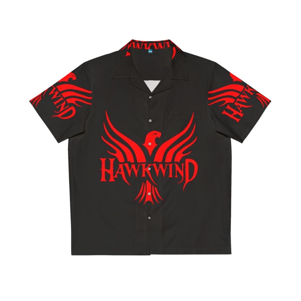 Hawkwind Heavy Metal Hawaiian Shirt with Logo