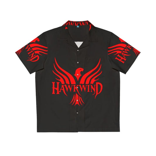 Hawkwind Heavy Metal Hawaiian Shirt with Logo