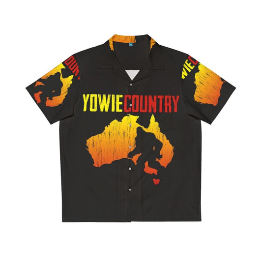 Yowie Country Hawaiian Shirt featuring a cryptid design