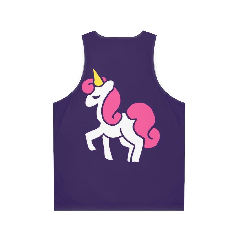 Unicorn Princess Unisex Tank Top - Back