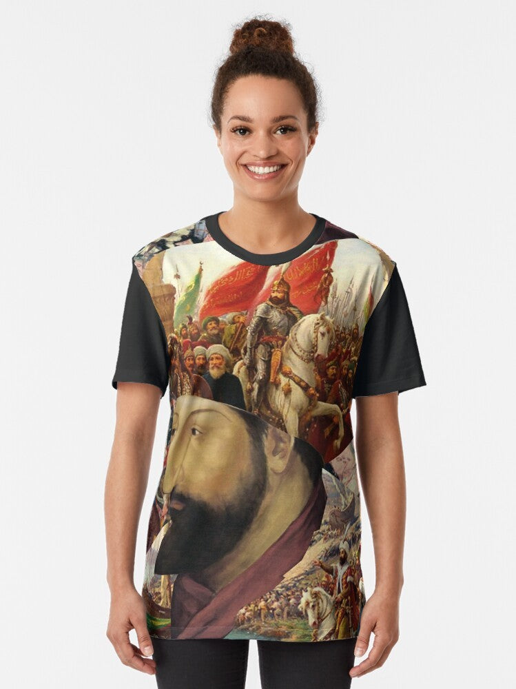 Fatih Sultan Mehmet Ottoman Empire Graphic T-Shirt - Women