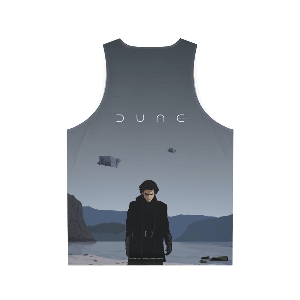 Paul Atreides Dune Movie Unisex Tank Top - Back