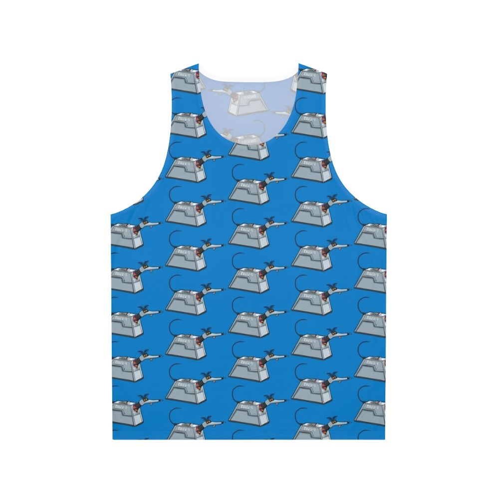 Grey unisex tank top