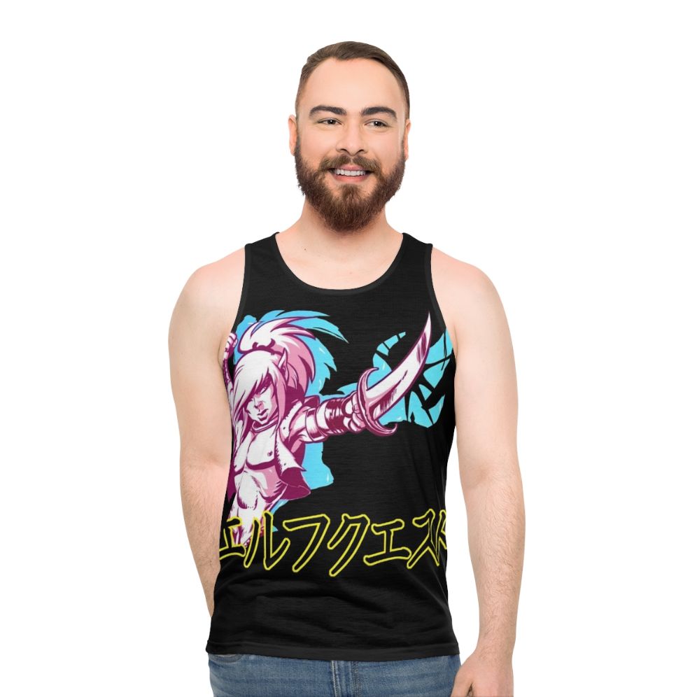 Elfquest Katakana Unisex Fantasy Tank Top - men