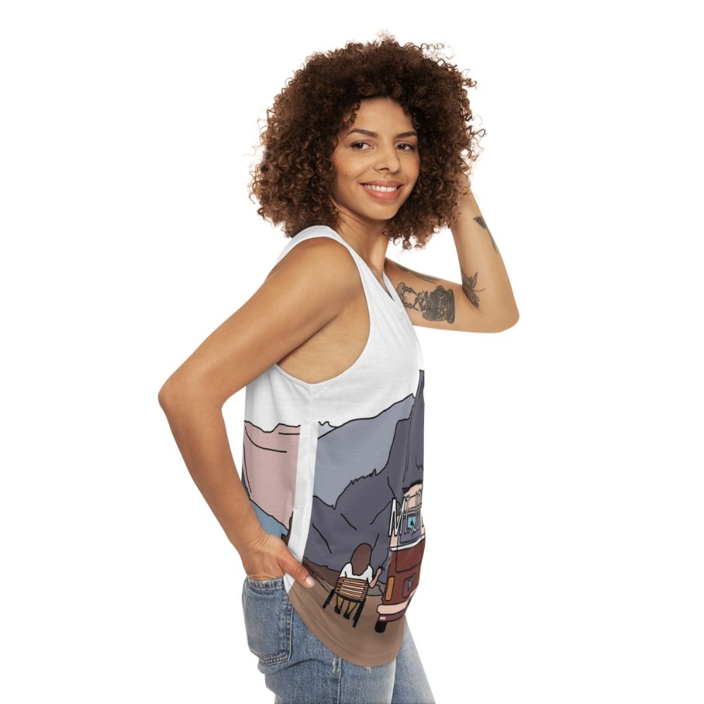 Mt Joy Astrovan digital artwork unisex tank top - women side