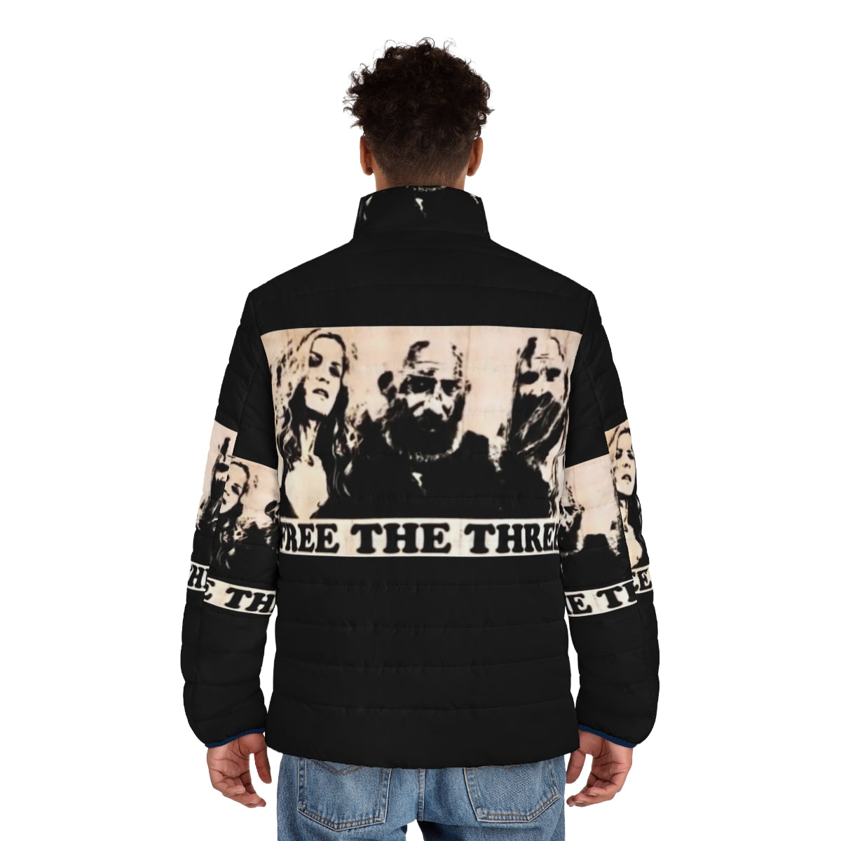 Rob Zombie 3 From Hell Free Baby Puffer Jacket - men back