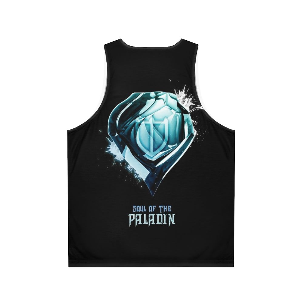 Final Fantasy FFXIV Paladin Crystal Soul Unisex Tank Top - Back