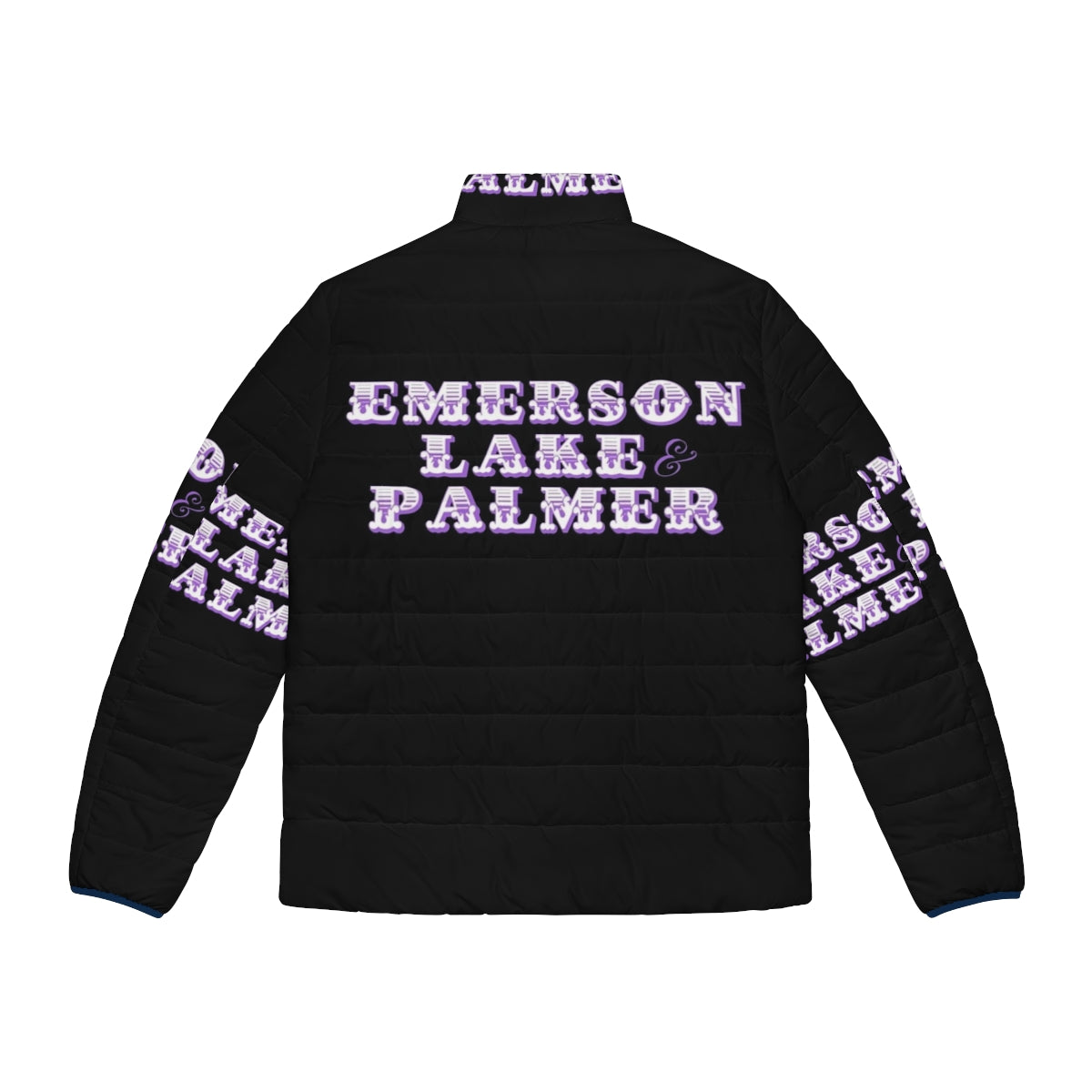 Emerson Lake and Palmer Prog Rock Tribute Puffer Jacket - Back