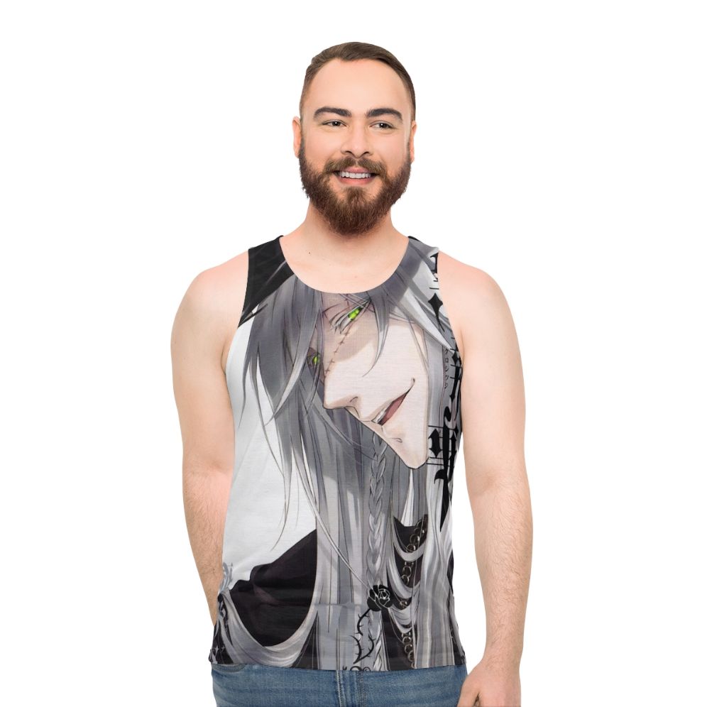 Undertaker Black Butler Unisex Anime Graphic Tank Top - men