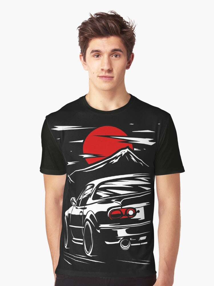 Mazda MX-5 Miata graphic t-shirt with zoom zoom design for car lovers - Men