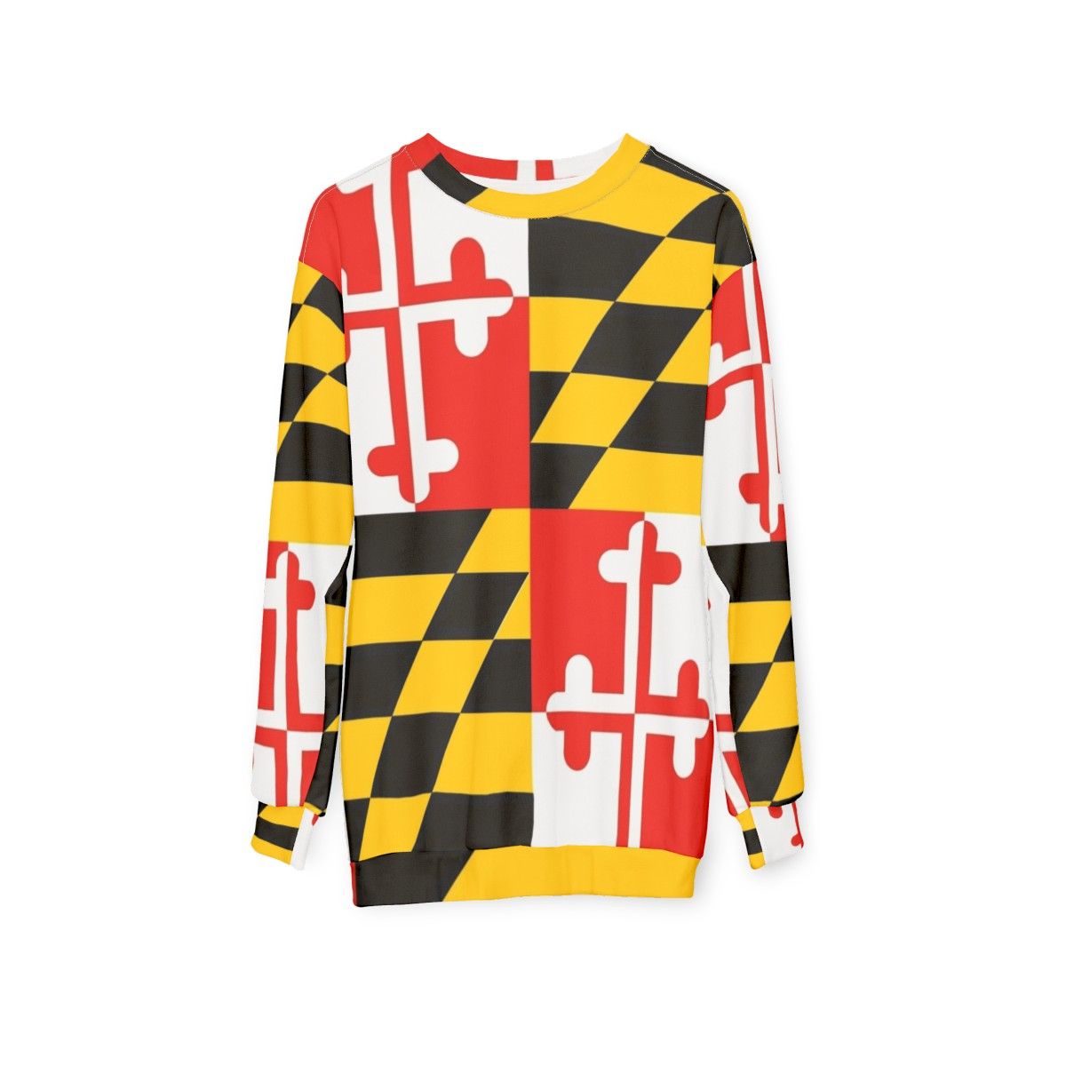 Maryland flag graphic tee sweatshirt - hanging