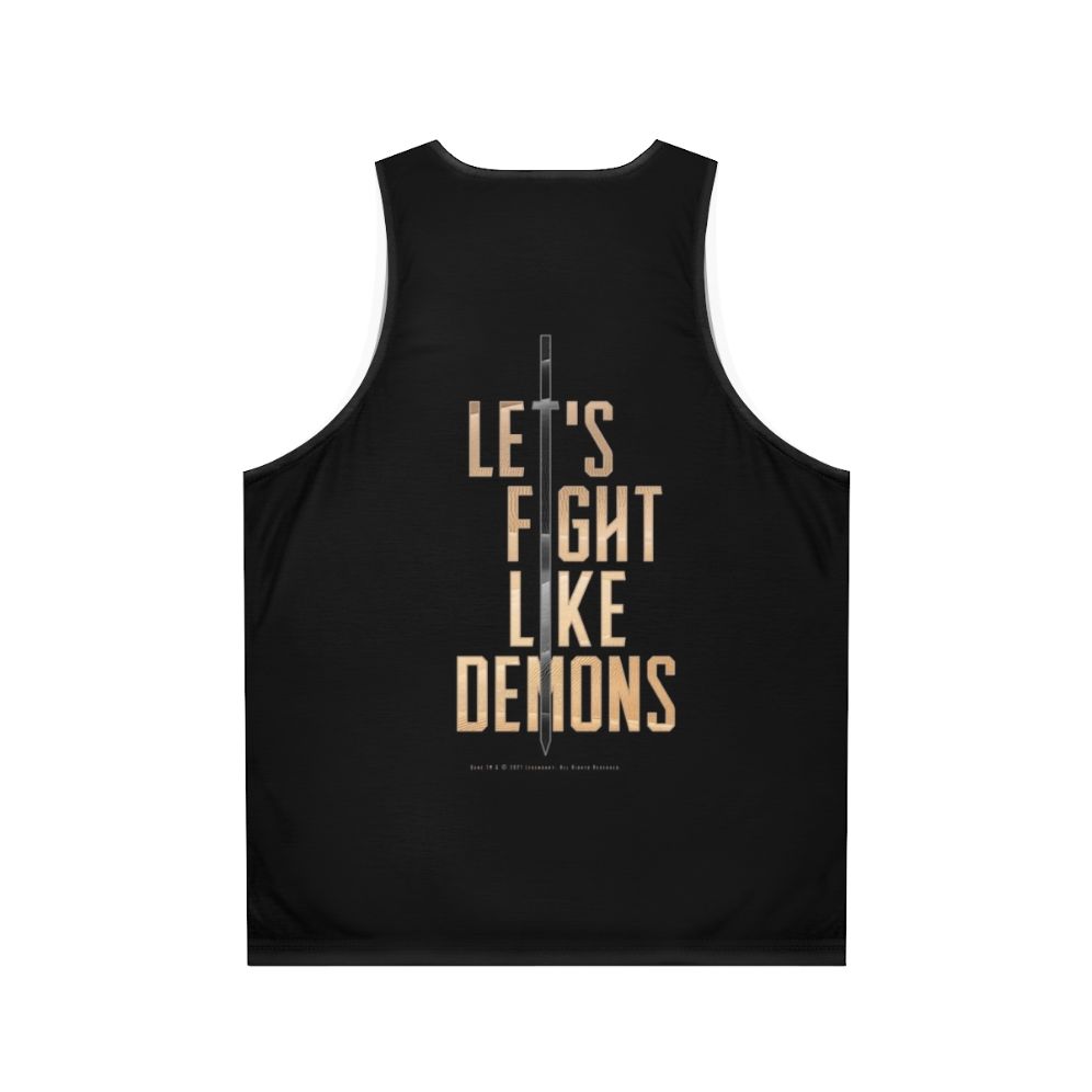 Dune Arrakis Demon Fight Unisex Tank Top - Back