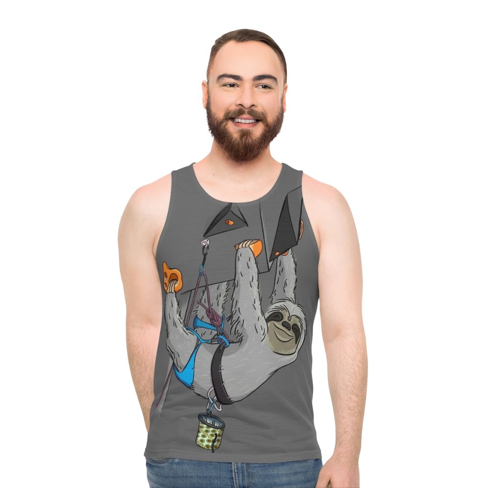 Sloth Climber Unisex Tank Top - men