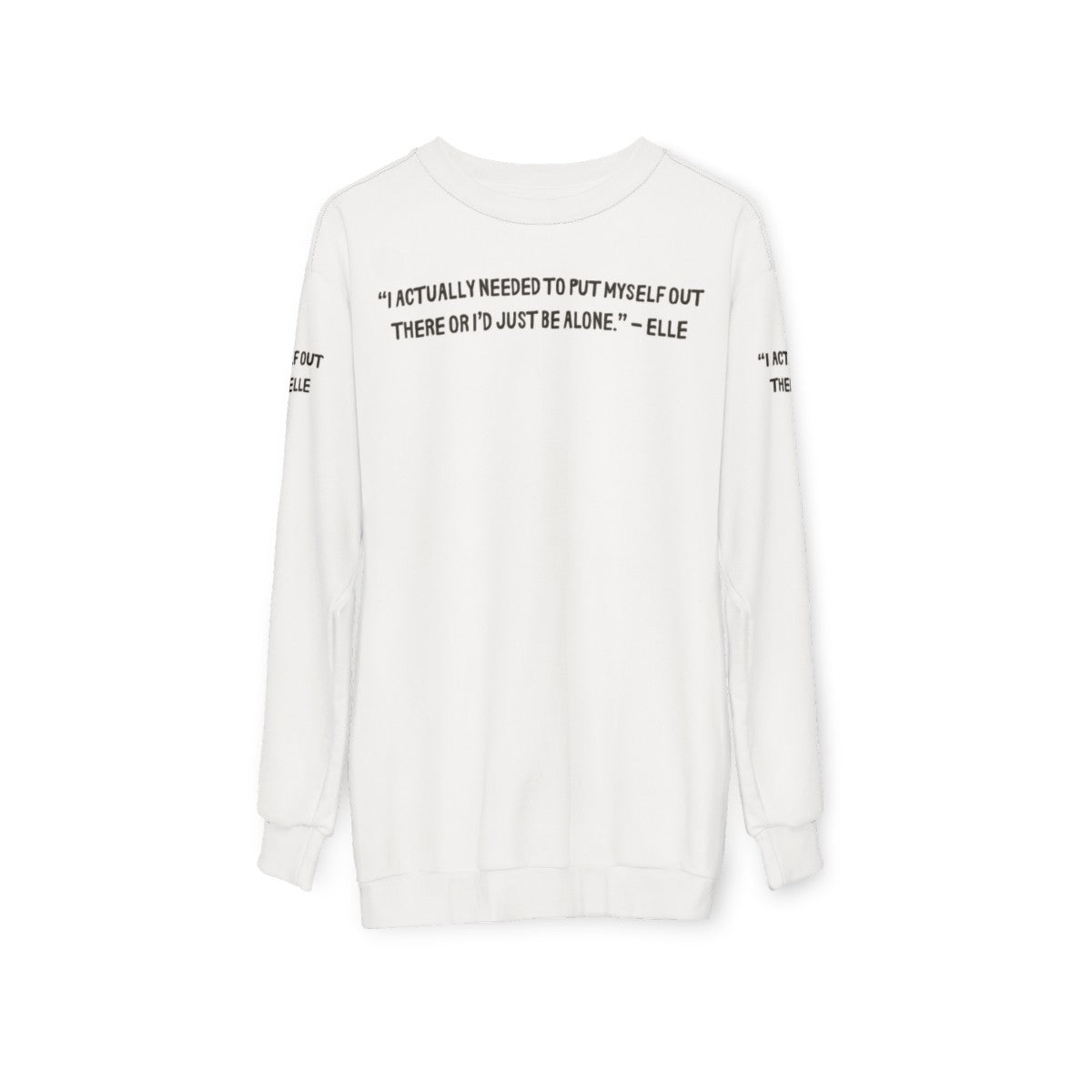 Heartstopper Gang Sweatshirt featuring characters from the Netflix series - hanging