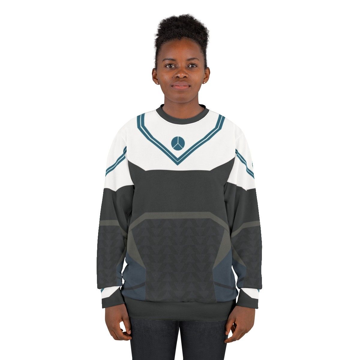 Destiny-inspired armour sweatshirt with Hunter Parade design - women