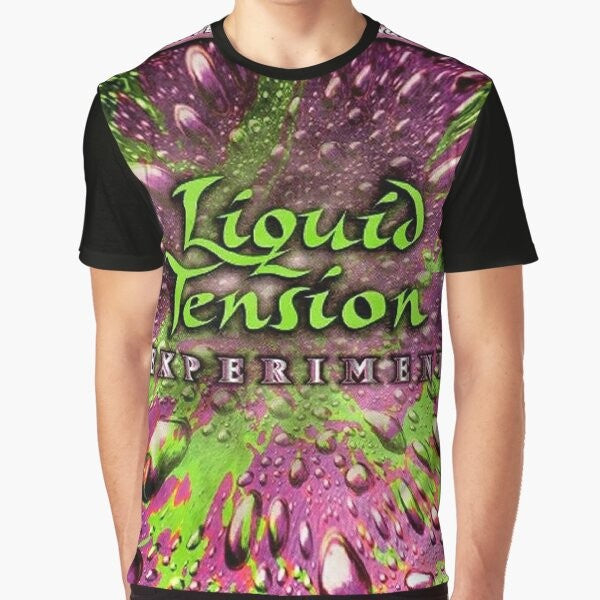 Liquid Tension Experiment Dream Theater Graphic T-Shirt featuring the band members