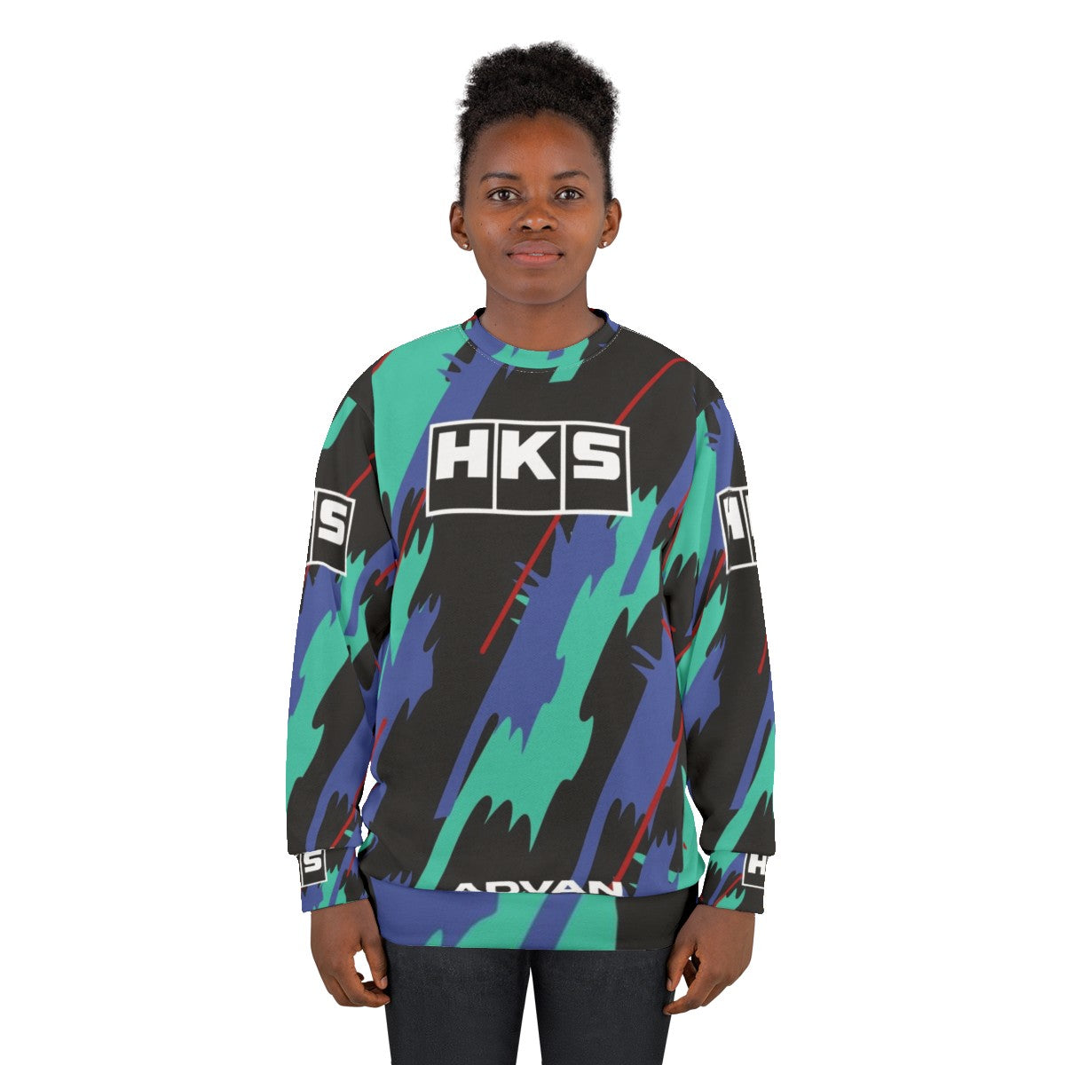 HKS Retro Livery Sweatshirt - Automotive JDM Car Apparel - women