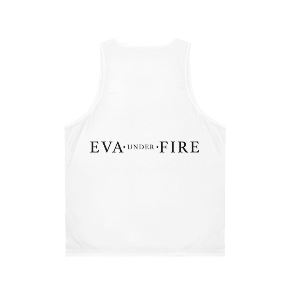 Eva Under Fire Unisex Music Tank Top - Back