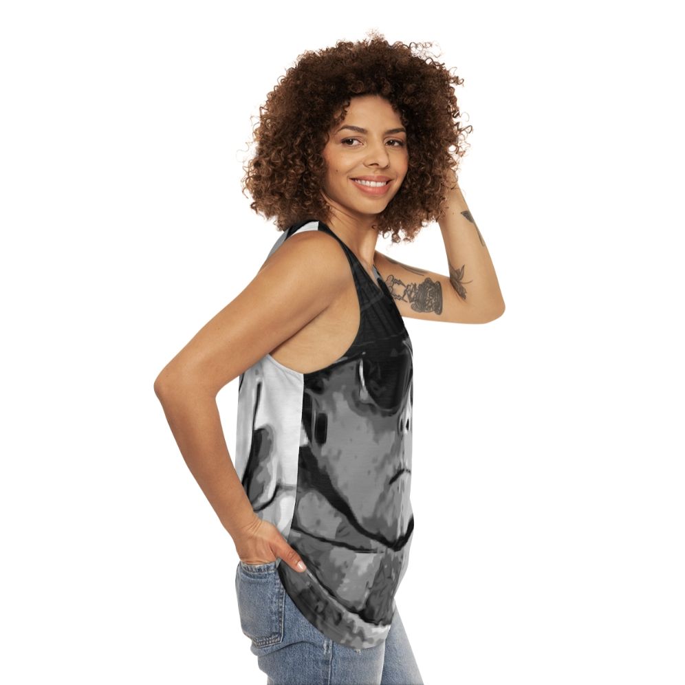 Truman Capote Unisex Tank Top - women side