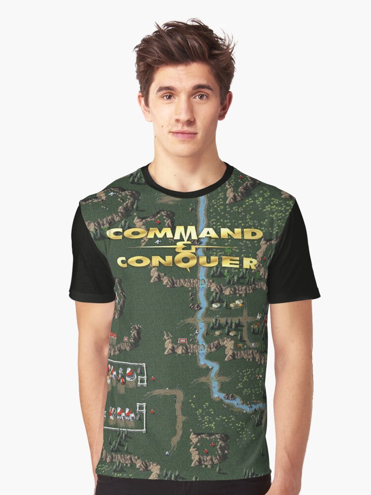 Command & Conquer: Tiberian Dawn Retro DOS Game Fan Graphic T-Shirt - Men