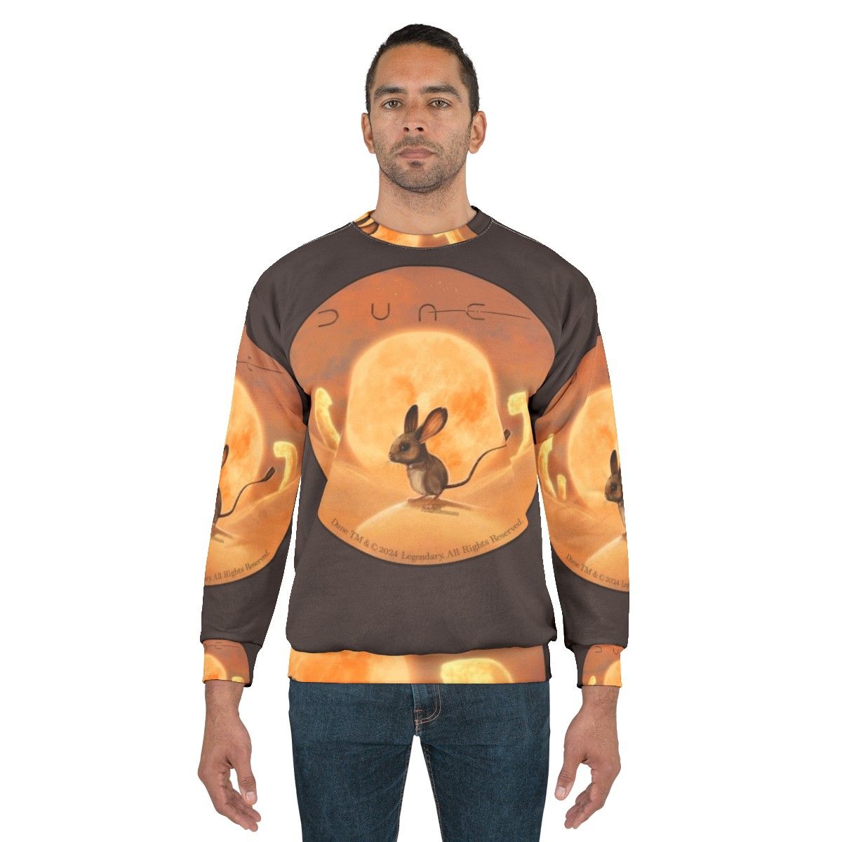 Dune Desert Mouse Painting Sweatshirt - men