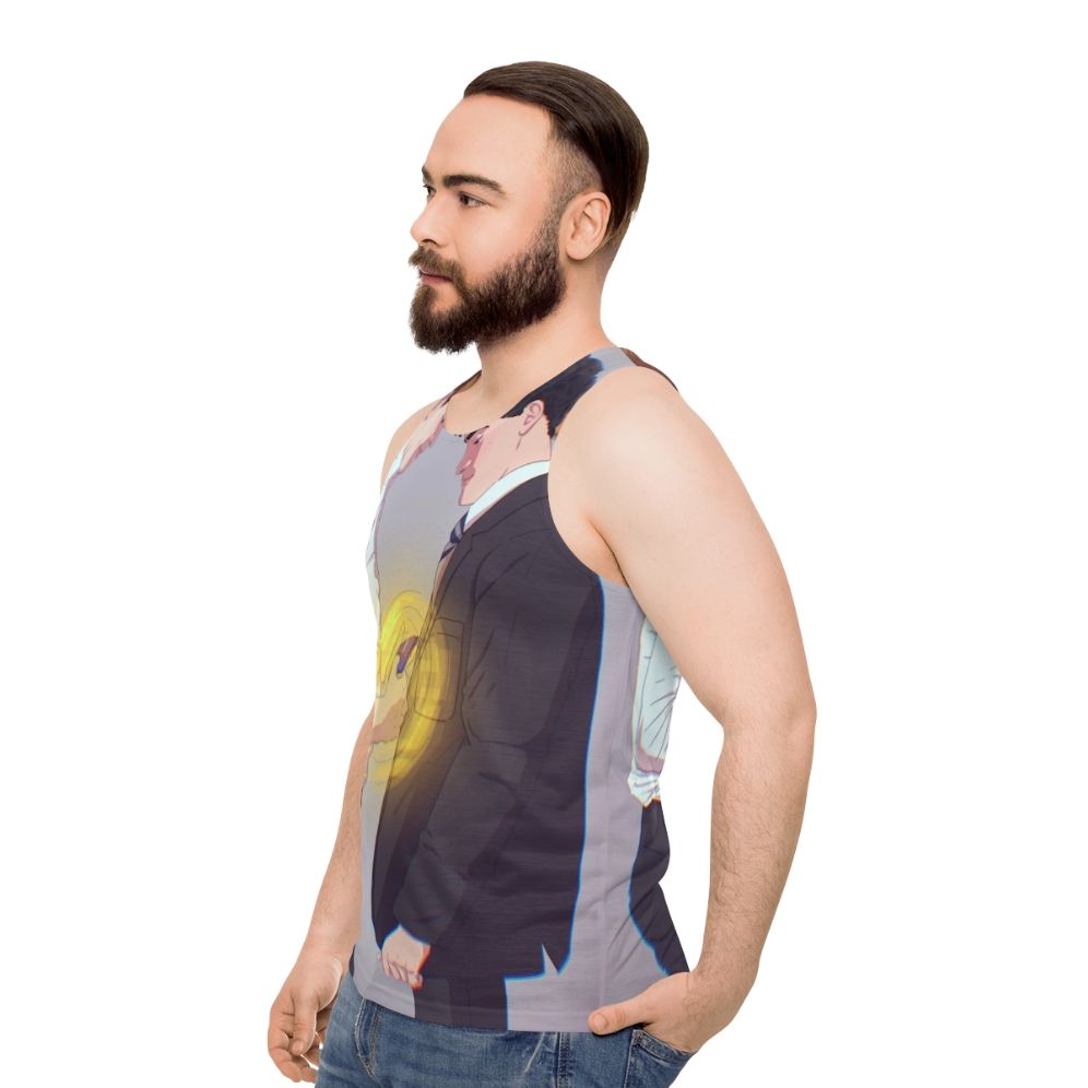 Heartstopper Unisex Tank Top - men side