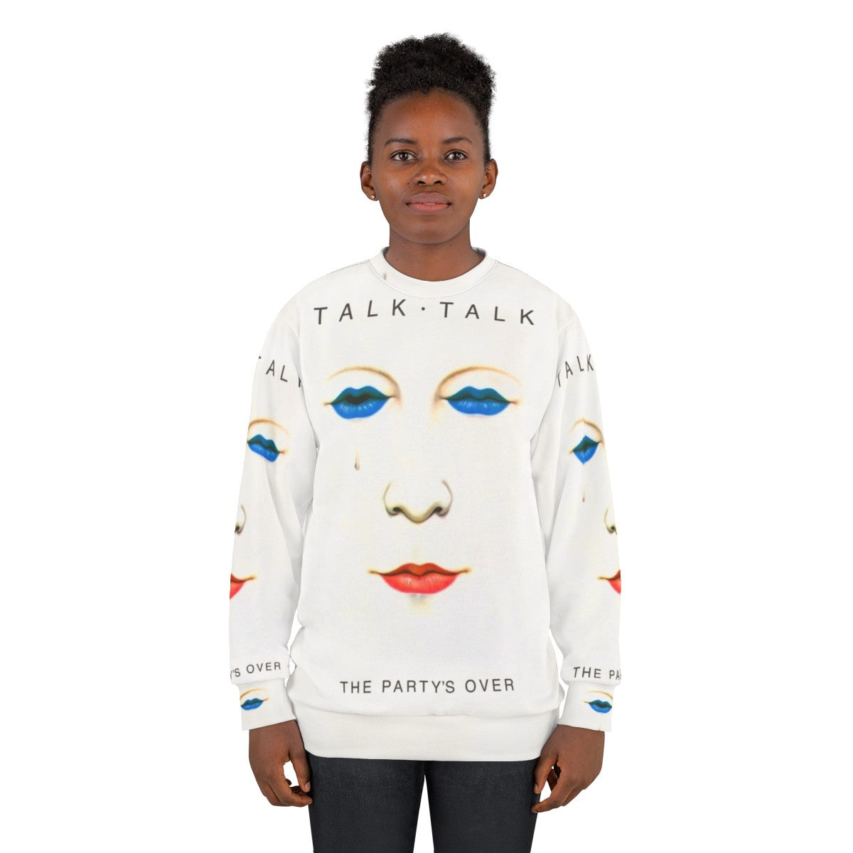 Talk Talk The Party's Over No Outline 80s Sweatshirt - women