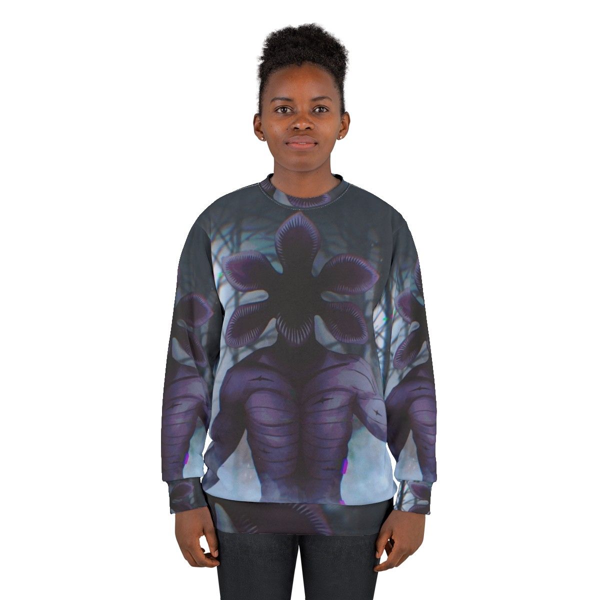 Demogorgon Stranger Things Fanart Sweatshirt - women