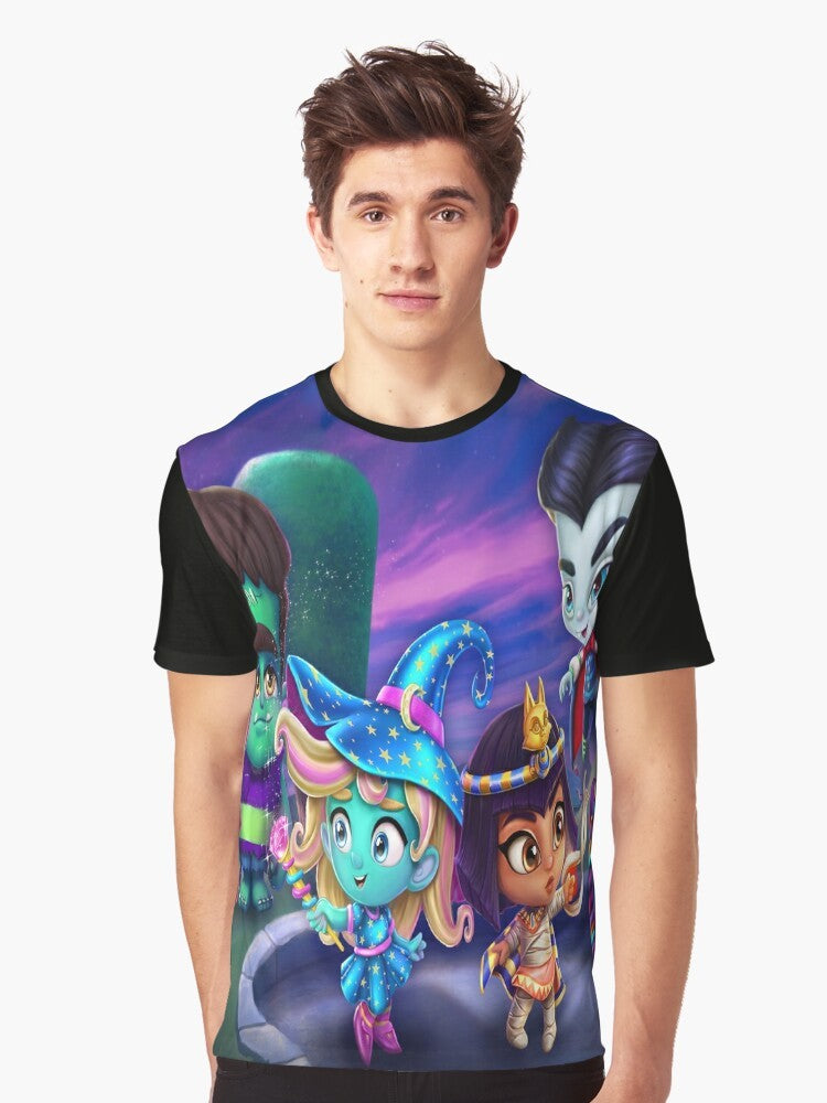 Super Monsters graphic design on a t-shirt for kids - Men