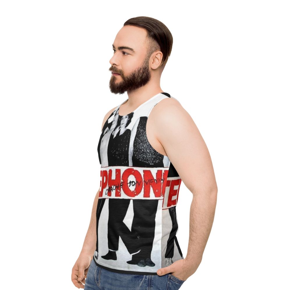 Telephone France Rock Band Unisex Tank Top - men side