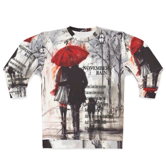 November Rain Graphic Sweatshirt